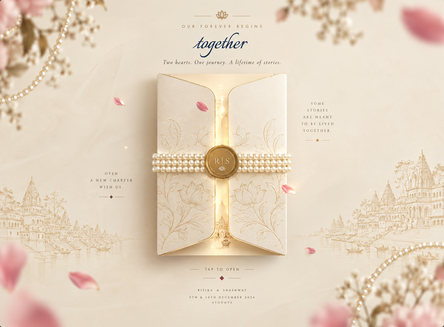 Ritika and Shashwat — wedding invitation